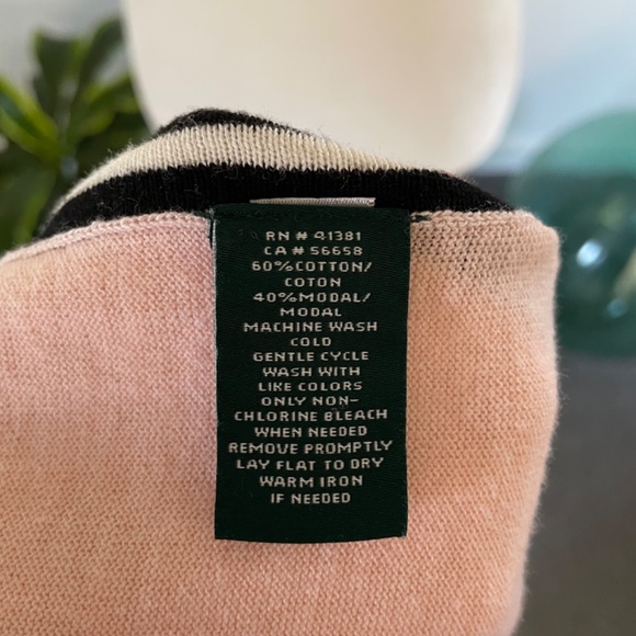 ** SOLD ** Ralph Lauren lightweight side slit sweater - Sz M - Picture 10 of 10